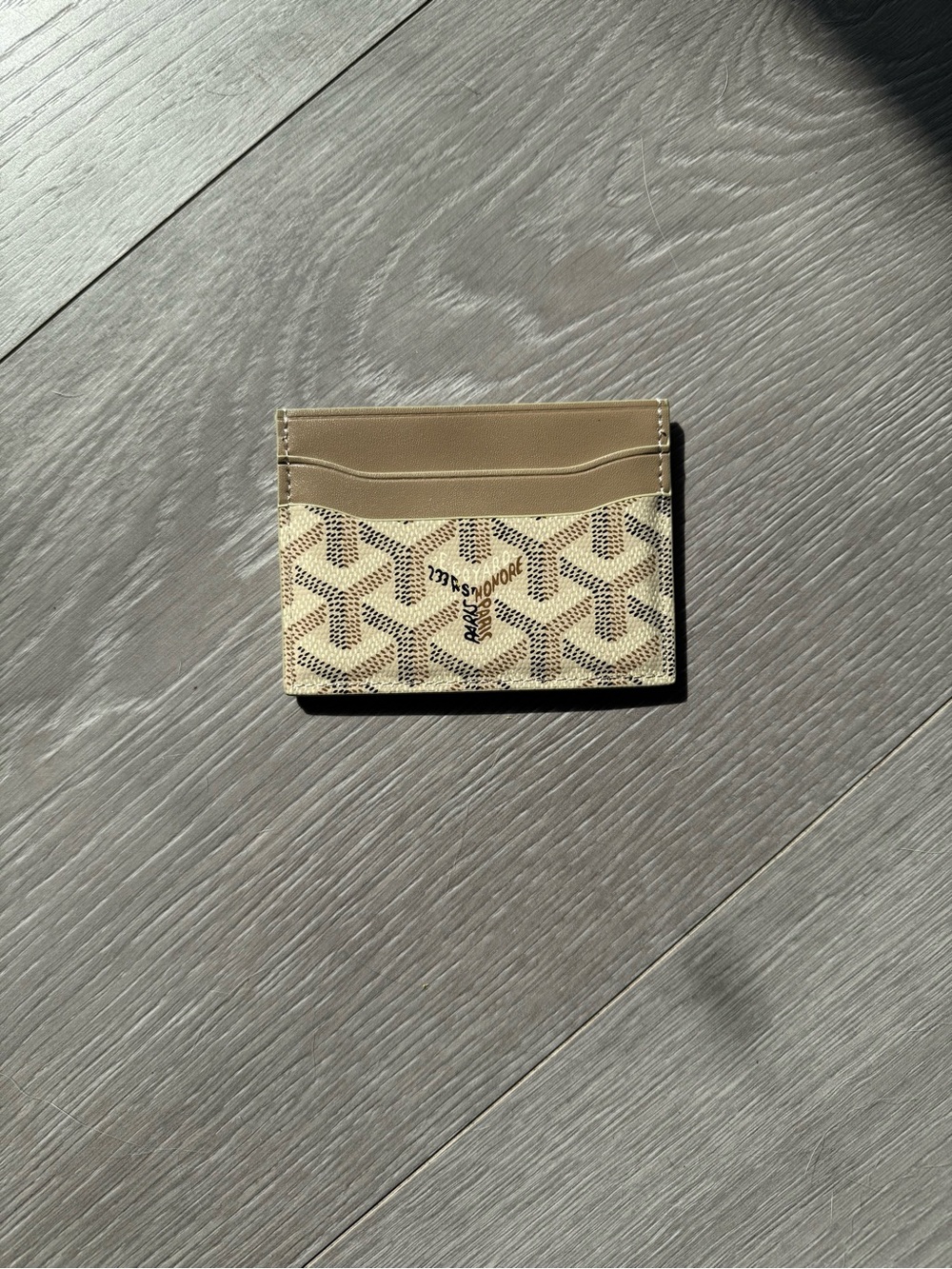 Cream Card Holder - Picture 3 of 3